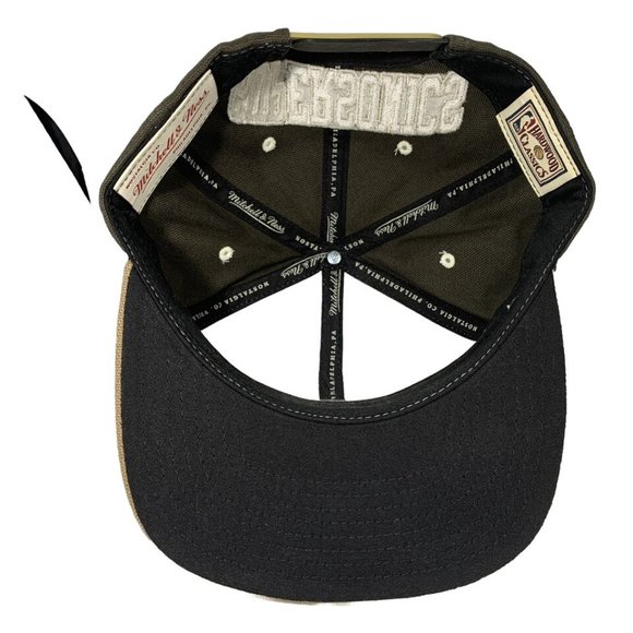 Mitchell & Ness Seattle SuperSonics Hardwood Classics Snapback Hat Throwback - Picture 5 of 8